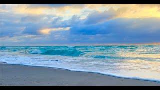 4K Beautiful Relaxing Ocean Waves and Beach Sounds for a Peaceful Sleep 