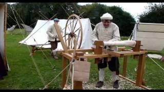 Joseph Moxon seventeenth century lathe and Great Wheel at Belbroughton Scarecrow w/e 2012