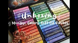  Unboxing Mungyo Gallery Soft Oil Pastels in 48 Colors