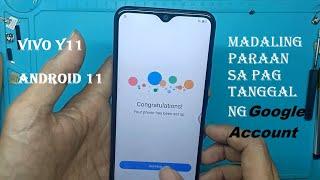 Vivo Y11 android 11, Easy Frp/Google account REMOVE  Madaling paraan ng pag tanggal sa FRP [NEW]2021