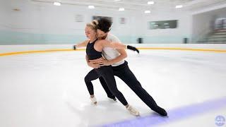 Skating to 'Ghost' & 'Unchained Melody' - Lily Hensen & Nathan Lickers 2021-22 Senior Free Dance