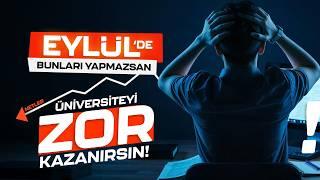 YKS Eylül Ayına Özel 5 Tavsiye! #tyt #ayt