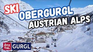 Ein Skitag für Fortgeschrittene in den Alpen – Obergurl und Hochgurgl, Ötztal, Tirol, Österreich