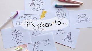 It's Okay To... (World Mental Health Day) | Doodles by Sarah