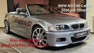 BMW M3 E46 Cabrio, 2006, 120.900km, Silbergrau, Handschalter, Topzustand!!!