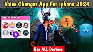 How to change voice like cartoon raistar in free fire  | 2024 new iPhone voice changer app free fire