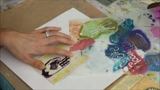 How to: Upcycle Cardboard into Inspirational Art - Creative Thursday with Sherry Canino