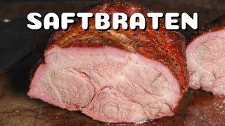 Mit Knoblauch gespickter SCHWEINEBRATEN vom GMG Pelletgrill - smartes BBQ-Video - 0815BBQ