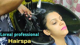 Hairspa procedure with Loreal at Parlour / step by step / Rohit Haircut Tutorial