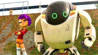 بنت صغيرة الكل بيتنمر عليها بتلاقي روبوت عنده القوى علي تدمير العالم | ملخص فيلم Next Gen