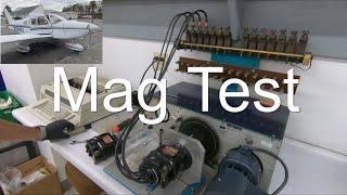 How airplane magnetos are tested.￼