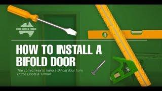 How to install a bifold door