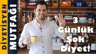 3 Günlük ŞOK DİYET Listesi | Yaz Yaklaşırken Forma Girin | Diyetisyen Mutfağı | Andaç Yeşilyurt