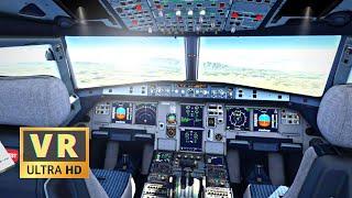 Full Flight in VIRTUAL REALITY [VR] - Virtual Hands ONLY, no HOTAS In The A320 - 3080ti