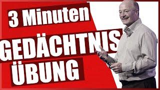 Gedächtnistraining - 3 Minuten Übung für besseres Gedächtnis