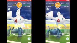 Meteor Mash power!! Dazzling Gleam Togetic duo in cloudy with LegacyZelaya