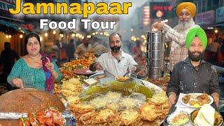 Top 5 Famous street food in East Delhi  | Aloo Tikki , Platter , Kathi kebab , Fruit Ice cream