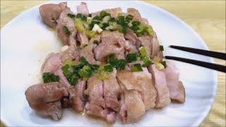 蔥油雞腿/Scallion oil Boneless chicken leg｜樂在其中廚房