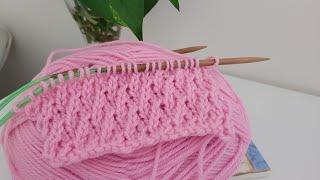 4 Rows repeat- Unique Ripple stitch - Very easy to create this pattern