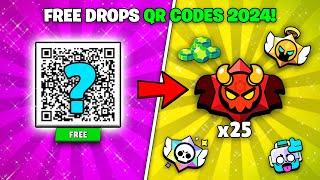 FREE!  x25 DEMONIC DROPS AND REWARDS!  QR CODE | BRAWL STAR QR CODES 2024 | BRAWL STARS NEW UPDATE