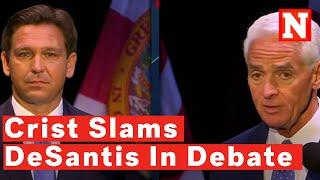 Crist Slams DeSantis For Focusing On Biden: 'You're Running For Governor'