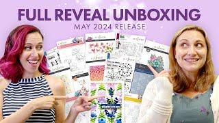 Unboxing Altenew's Art Deco-Inspired May 2024 Stamps, Dies, Stencils, Craft Aprons, & MORE