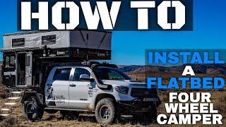 Pop Up Truck Camper Install | Hawk Flatbed