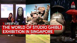 The World Of Studio Ghibli exhibit at the ArtScience Museum in Singapore