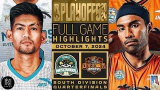 MPBL HIGHLGITHS | QUARTERFINALS | NEGROS VS QUEZON | OCOTBER 7, 2024