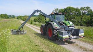 Professioneller Auslegemulcher mit 270° Arbeitsbereiche | GreenTec Spider Serie