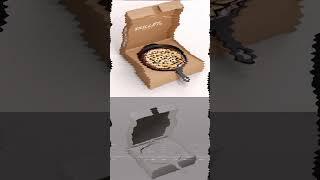 Skillet product 3D visualization Viewport vs Render #productdesign #3dvisualization #3dmodeling