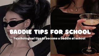 How to be a baddie at school  Confidence tips