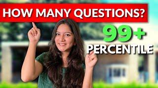 Attempt THESE MANY Questions for 99+ Percentile in CAT Exam 