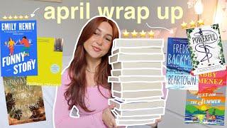 april reading wrap up ️️ (5 star, new releases, DNFs, classic + more!)