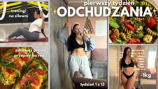 PIERWSZY TYDZIEŃ ODCHUDZANIA   -1kg, zdrowe nawyki na redukcje, przepisy i mój plan odchudzania