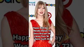 #celebritybirthday #taylorswift @TaylorSwift #jamiefoxx @jamiefoxx  #stevebuscemi #pop #kpop #ny