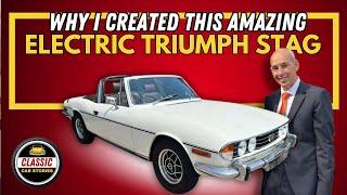 The Mk 2 Triumph Stag Goes Electric!