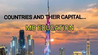 COUNTRIES AND THEIR CAPITALS | MB EDUCATION