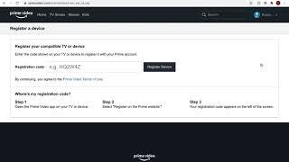How to add a new device to your amazon prime account. Add a new TV to your amazon prime account.