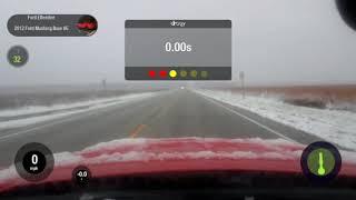 Zero to Sixty MPH 1964 vs 2012 - V8 vs V6 - 289 CID vs 227 CID - Dry vs Wet and Snow