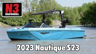 2023 Nautique S23 - Reef Metal Flake - On Water || N3 Boatworks