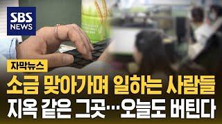 소금 맞아가며 일한다…눈물로 버티는 40만 직원들 (자막뉴스) / SBS