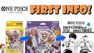 ST-22 FIRST Information! New Whitebeard Pirates Starter Deck Revealed! (One Piece TCG News)