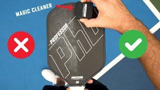 How To Clean Your Raw Carbon Pickleball Paddle!