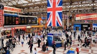 A Walk Through The London Victoria Station, London, England