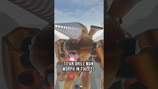 TITAN DRILL MAN MORPH in TOILETS ATTACK #robloxbadges #roblox #robloxrp #skibiditoilet #robloxshorts