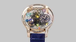 The Jacob & Co. Astronomia Solar Baguette Jewelry - Planets - Zodiac - Rose Gold