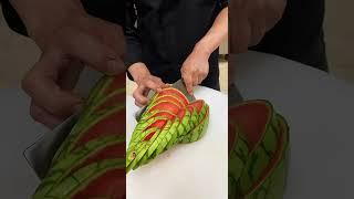 Amazing watermelonDifferent Style Carving cutting design#Watermelon cutting#Easy Watermelon carving