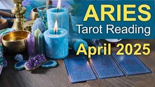 ARIES "NEW JOY! A ROAD TO RECOVERY"  April 2025 Tarot Reading #ariestarot #april2025