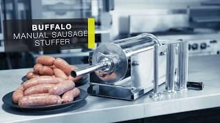 Make the Perfect Sausage with the Buffalo Manual Sausage Stuffer (G789)